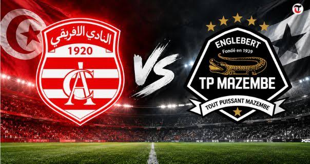 بث مباشر – مباراة النادي الافريقي vs تي بي مازمبي الكنغولي